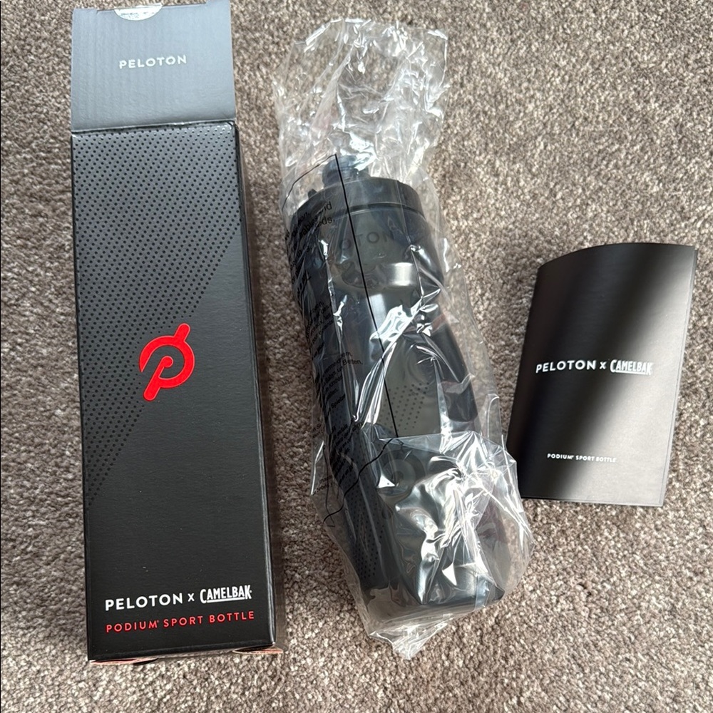 Peloton Black Water Bottle